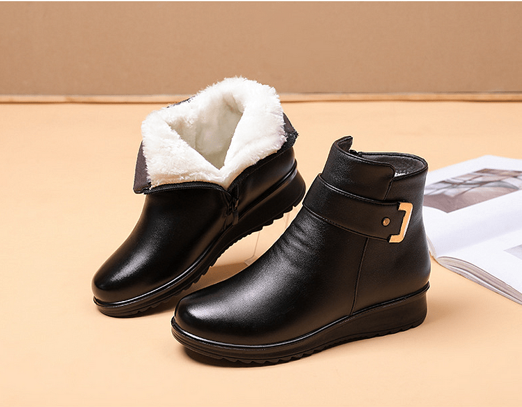 Womens Ankle Boots Warm Insulated Winter