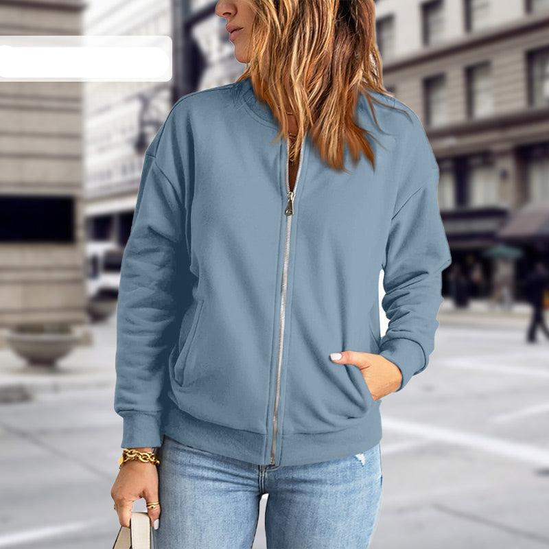 Womens Waterproof Jacket with Zip Closure