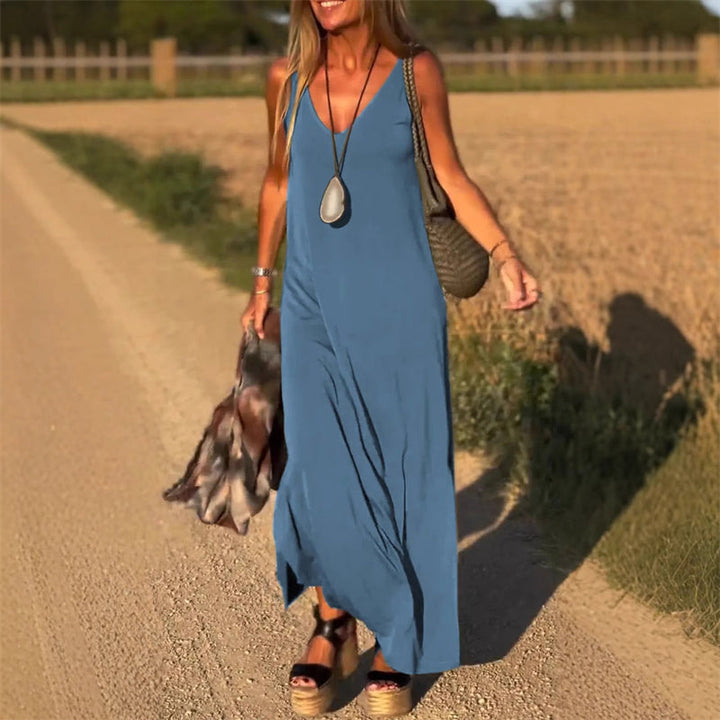 Womens Long Dress Chiffon Elegant Fit