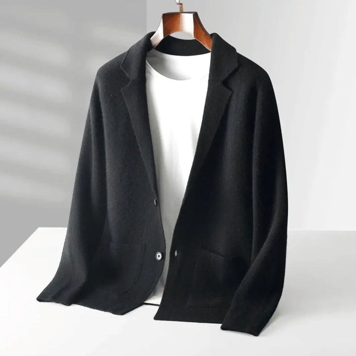 Mens Merino Wool Cardigan Classic Fit