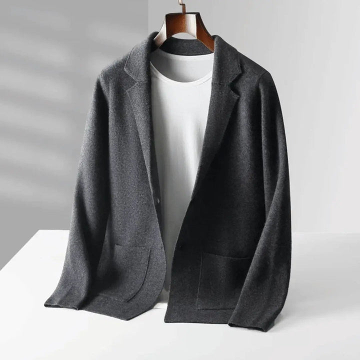 Mens Merino Wool Cardigan Classic Fit