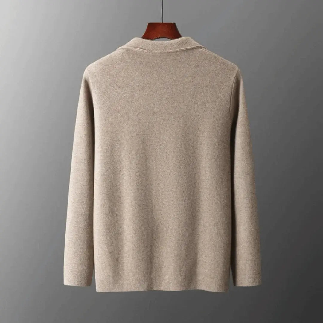 Mens Merino Wool Cardigan Classic Fit