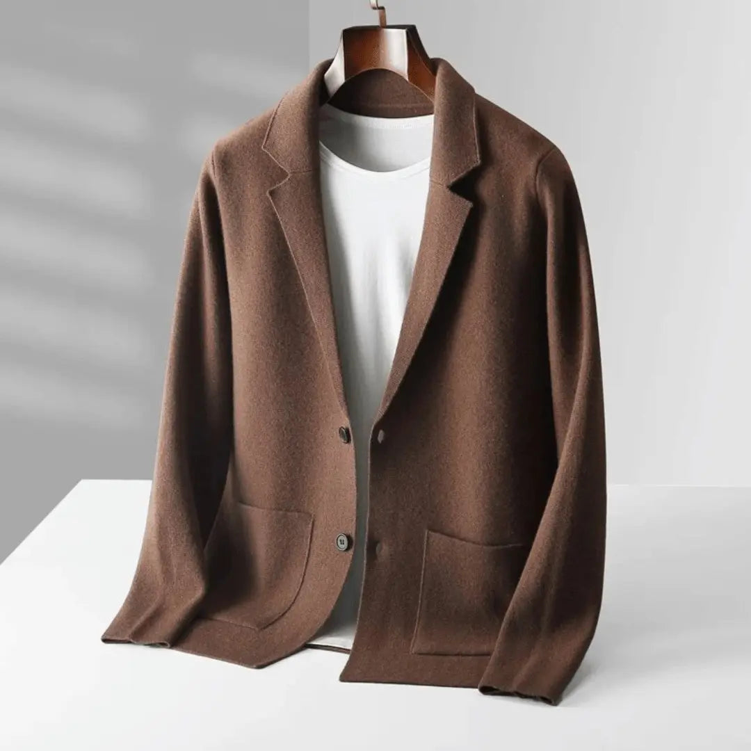 Mens Merino Wool Cardigan Classic Fit