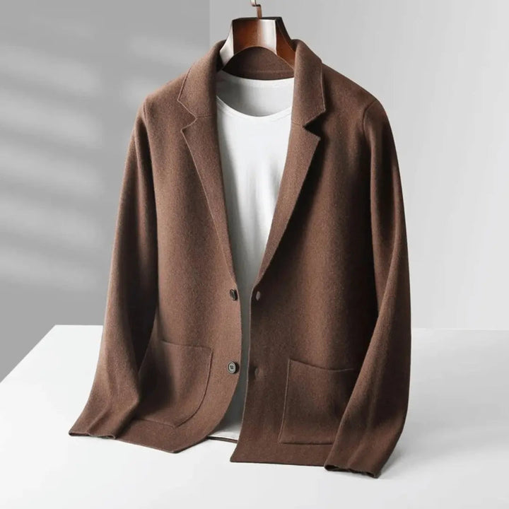 Mens Merino Wool Cardigan Classic Fit