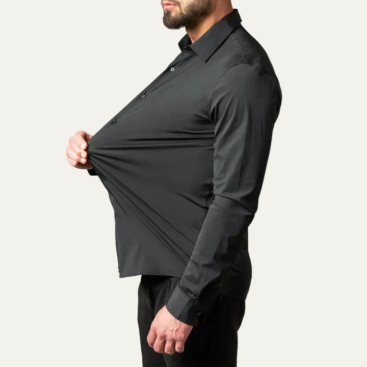 Mens Dress Shirt Wrinkle- Slim Fit - BritishMode