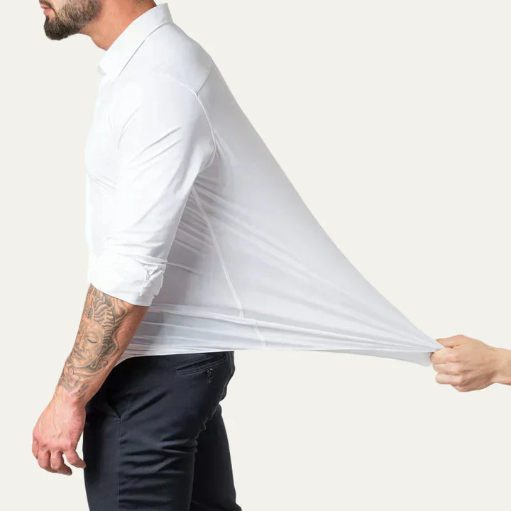 Mens Dress Shirt Wrinkle- Slim Fit