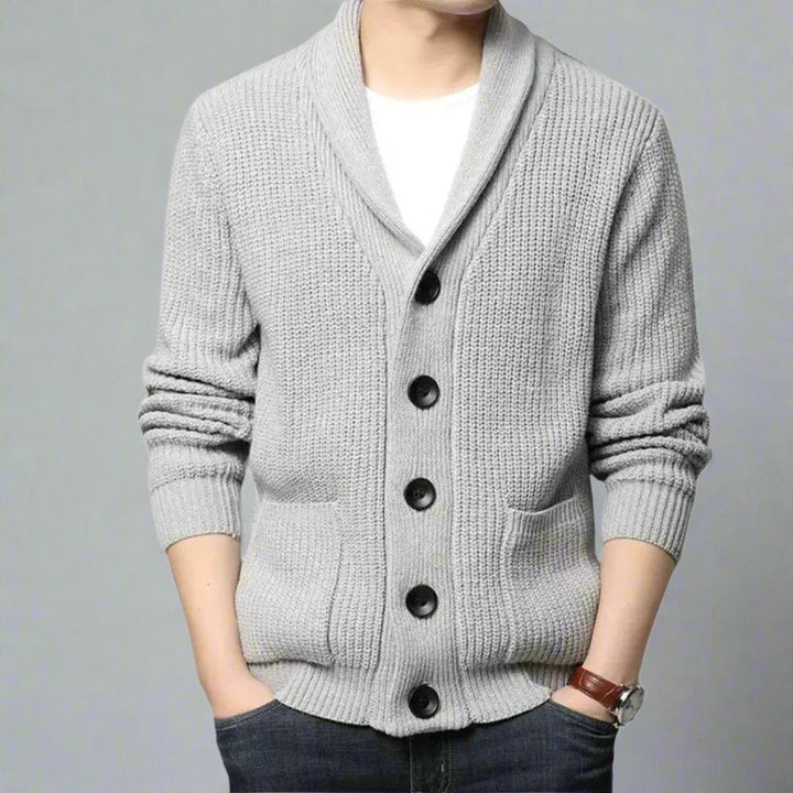 Womens Knitted Cardigan with Button Closure Classic Fit