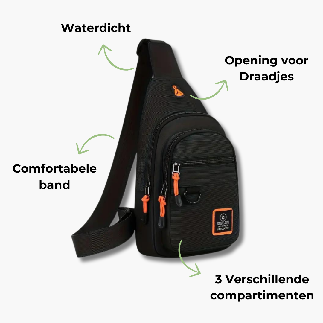 Mens Shoulder Bag Durable Urban Style
