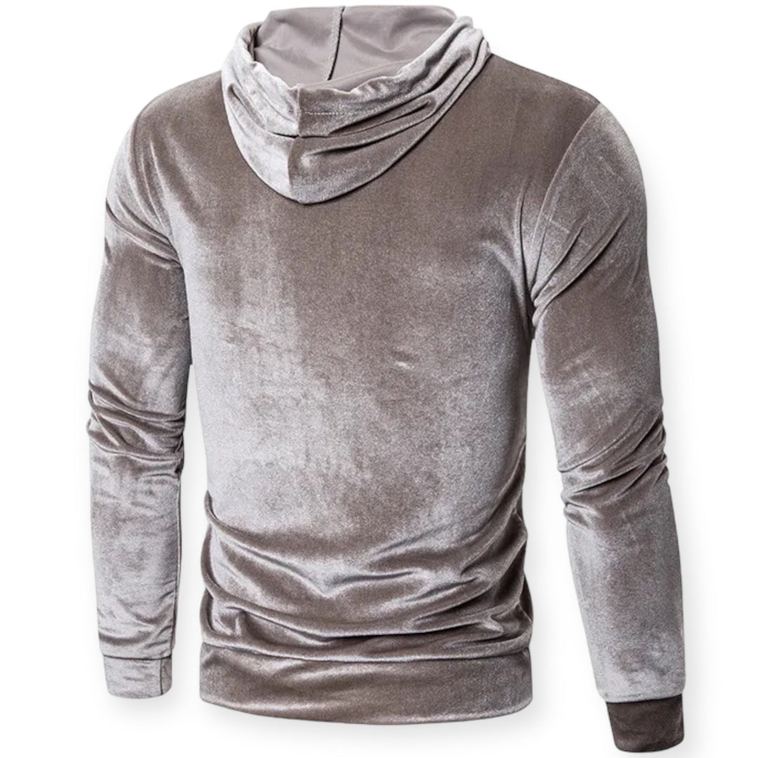 Unisex Hoodie Cotton Blend Relaxed Fit