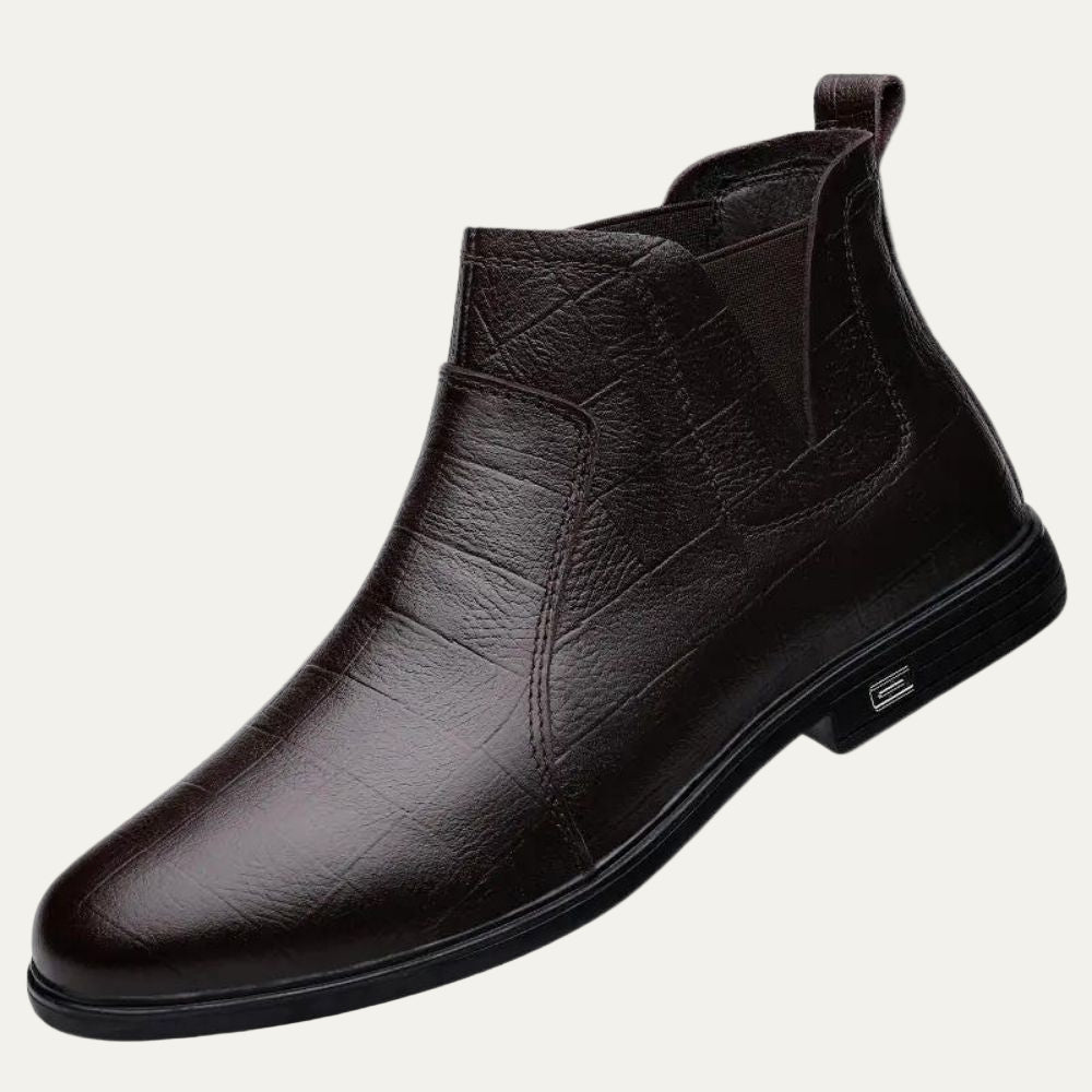 Mens Leather Chelsea Boots Smooth Welt Construction