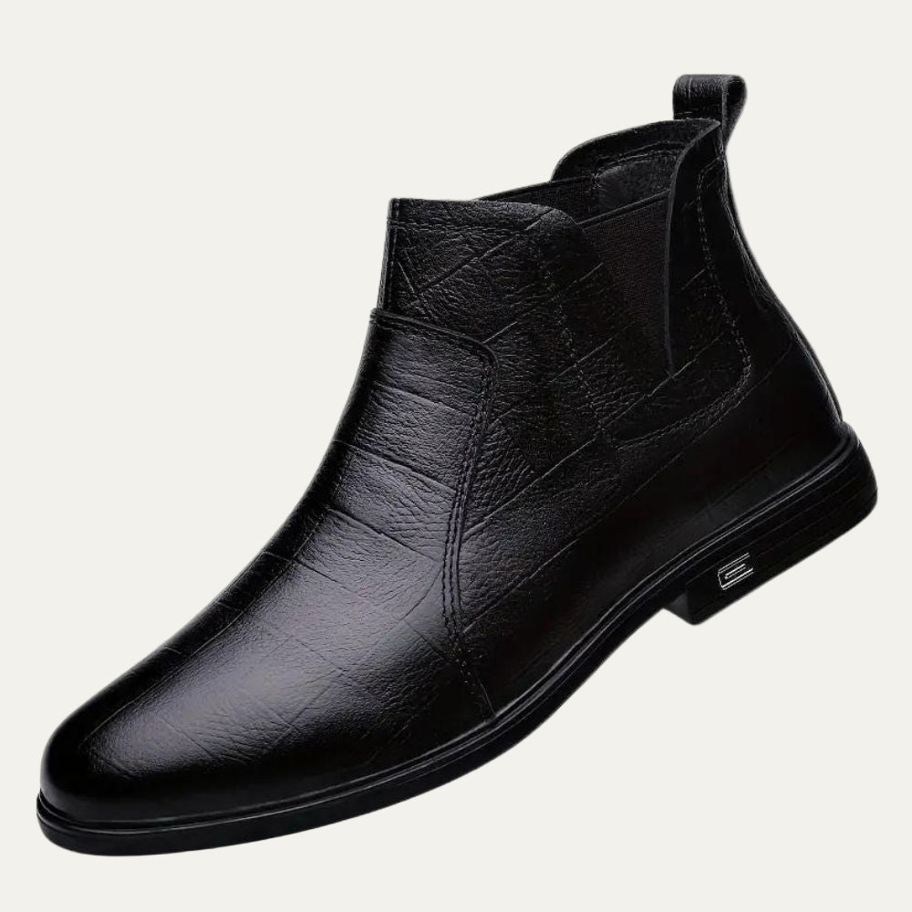 Mens Leather Chelsea Boots Smooth Welt Construction