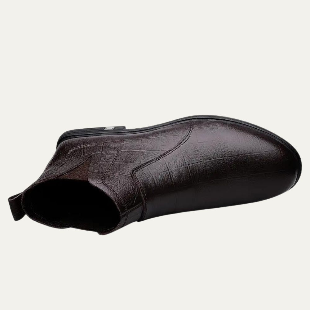 Mens Leather Chelsea Boots Smooth Welt Construction