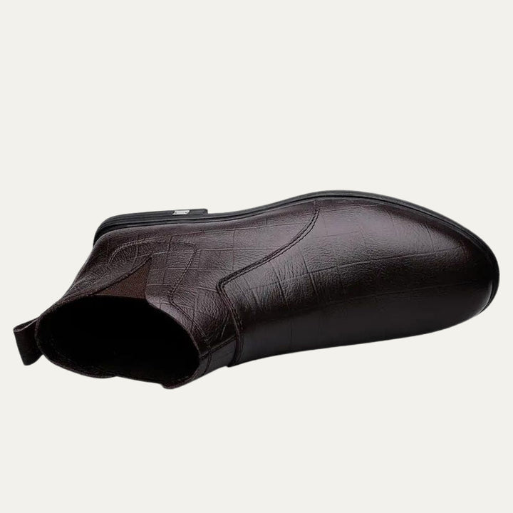 Mens Leather Chelsea Boots Smooth Welt Construction
