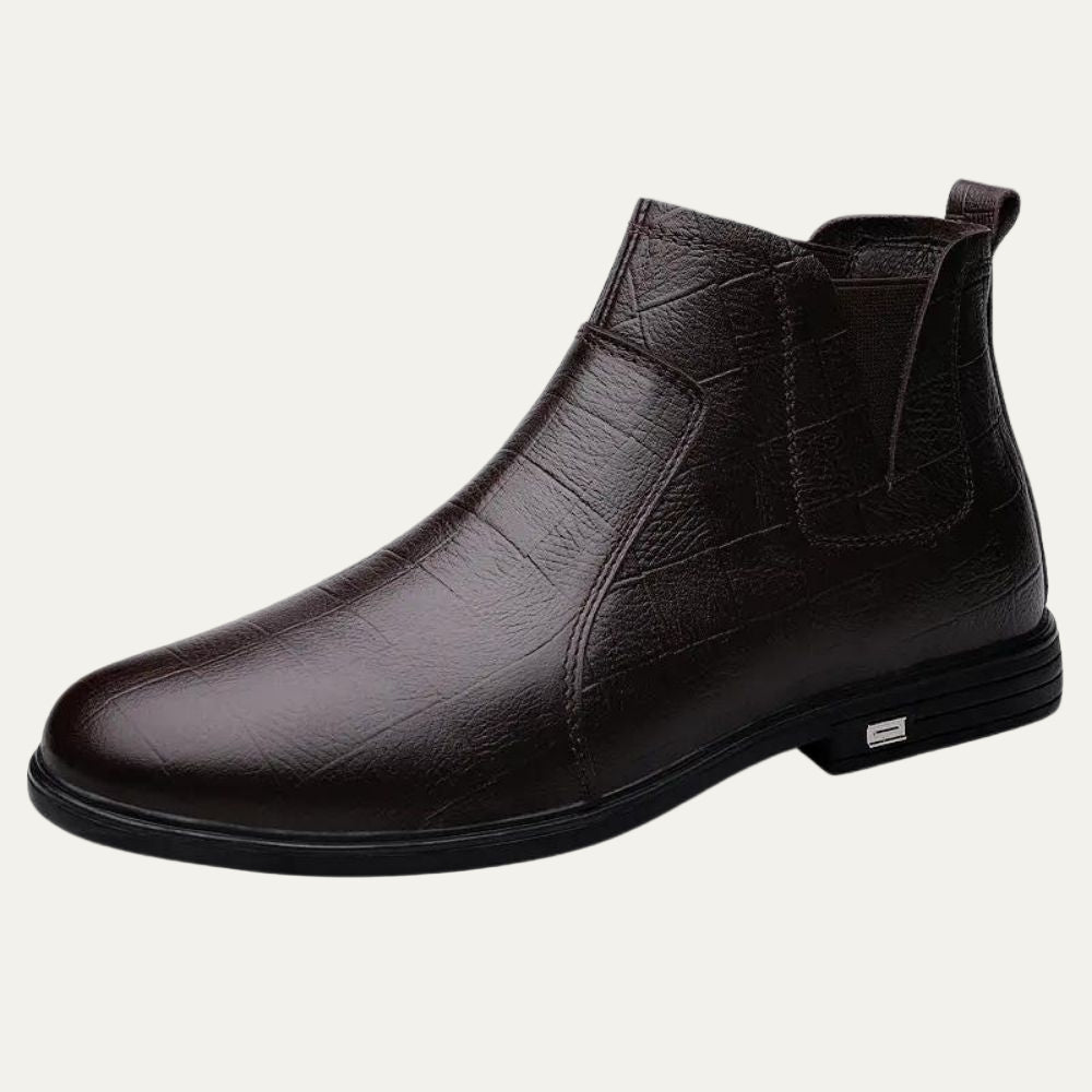 Mens Leather Chelsea Boots Smooth Welt Construction