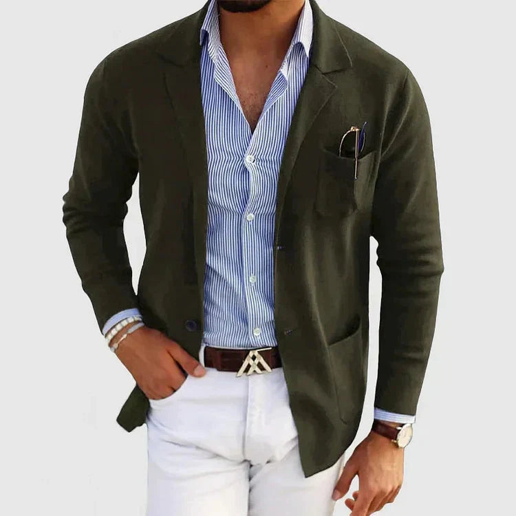 Mens Denim Jacket Trucker Style Classic Fit with Pockets