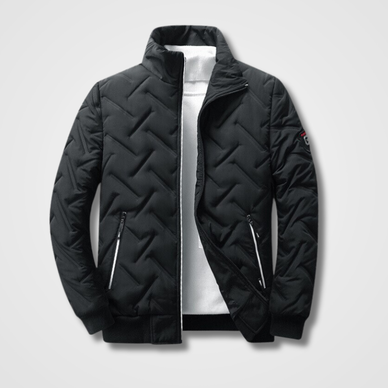 Mens Bomber Jacket Lightweight Zip Front - BritishMode