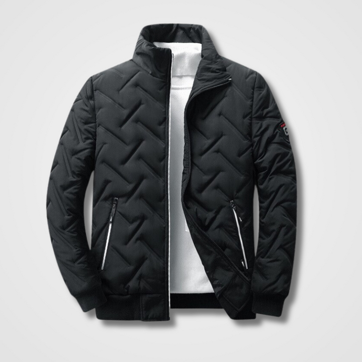 Mens Bomber Jacket Lightweight Zip Front - BritishMode