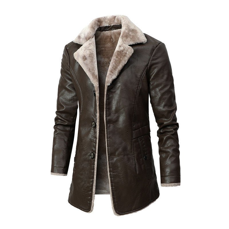 Mens Winter Coat Wool Blend Regular Fit