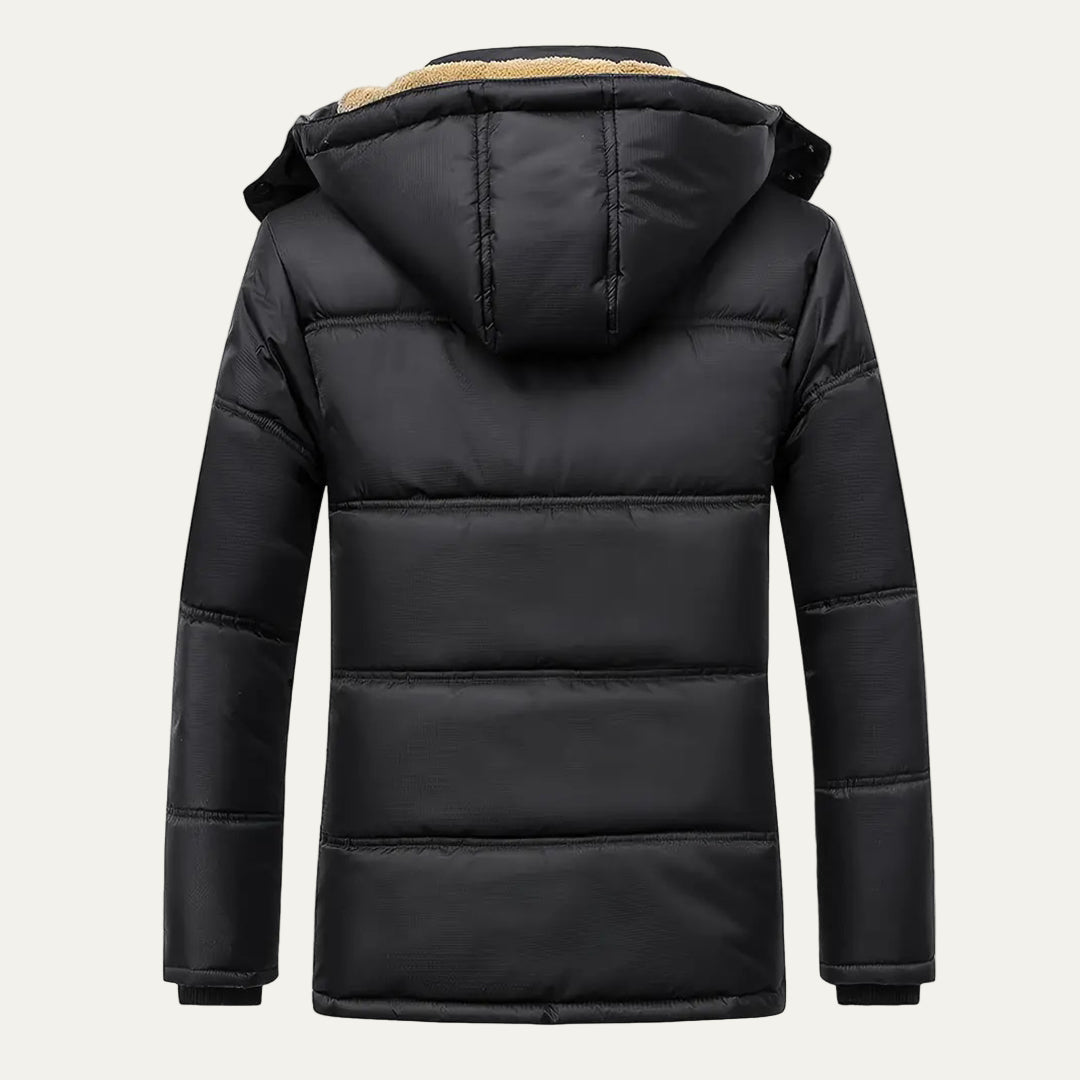 Mens Military Parka Heavy Duty Fleece Lined Outdoor