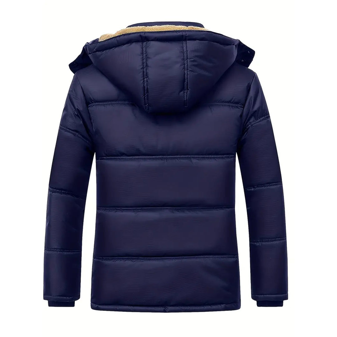 Mens Winter Jacket Insulated Warm Fit
