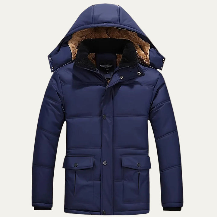 Mens Military Parka Heavy Duty Fleece Lined Outdoor