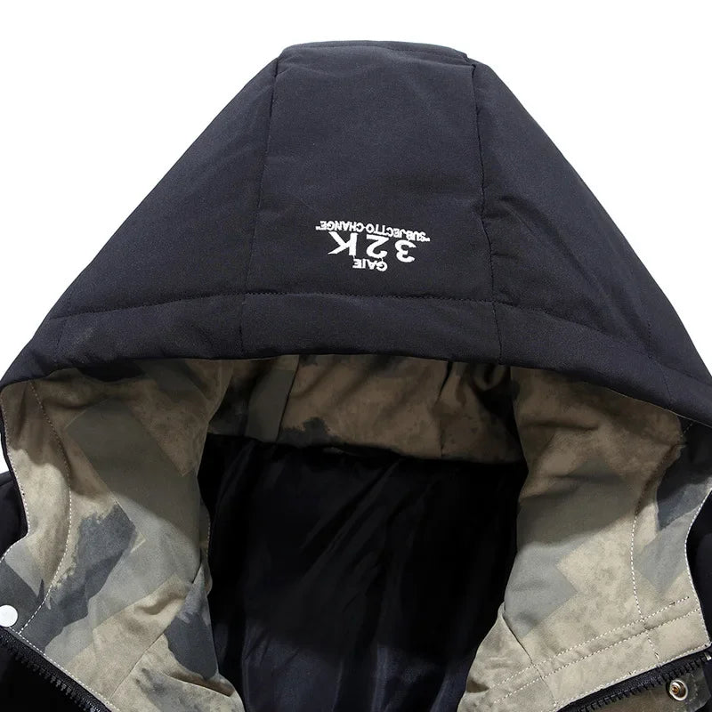 Mens Quilted Winter Jacket Insulated Warm Fit