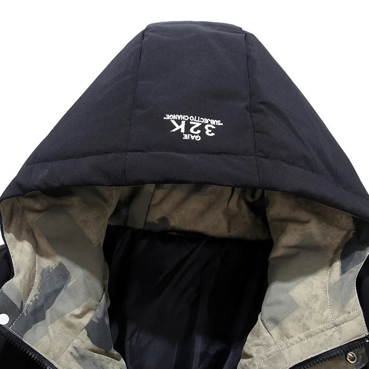Mens Quilted Winter Jacket Insulated Warm Fit