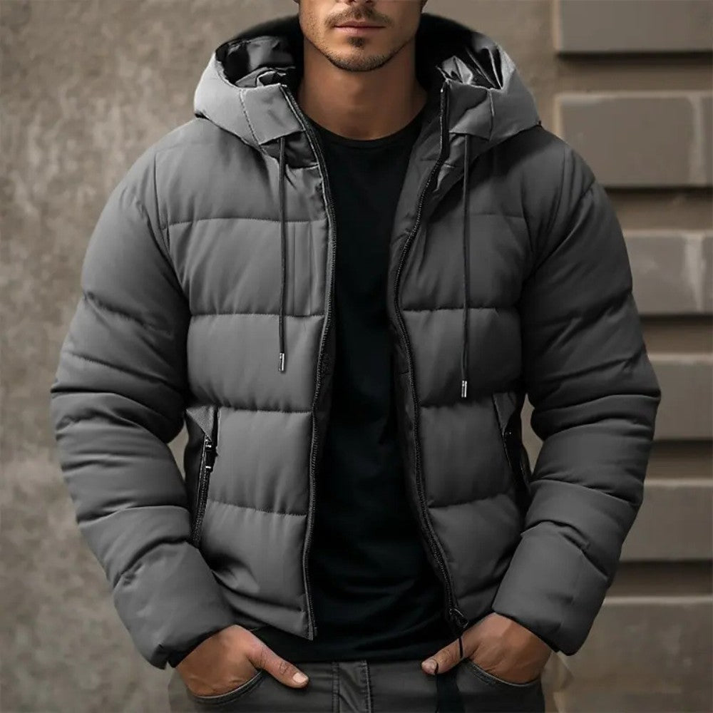 Mens Winter Jacket Insulated Warm Fit