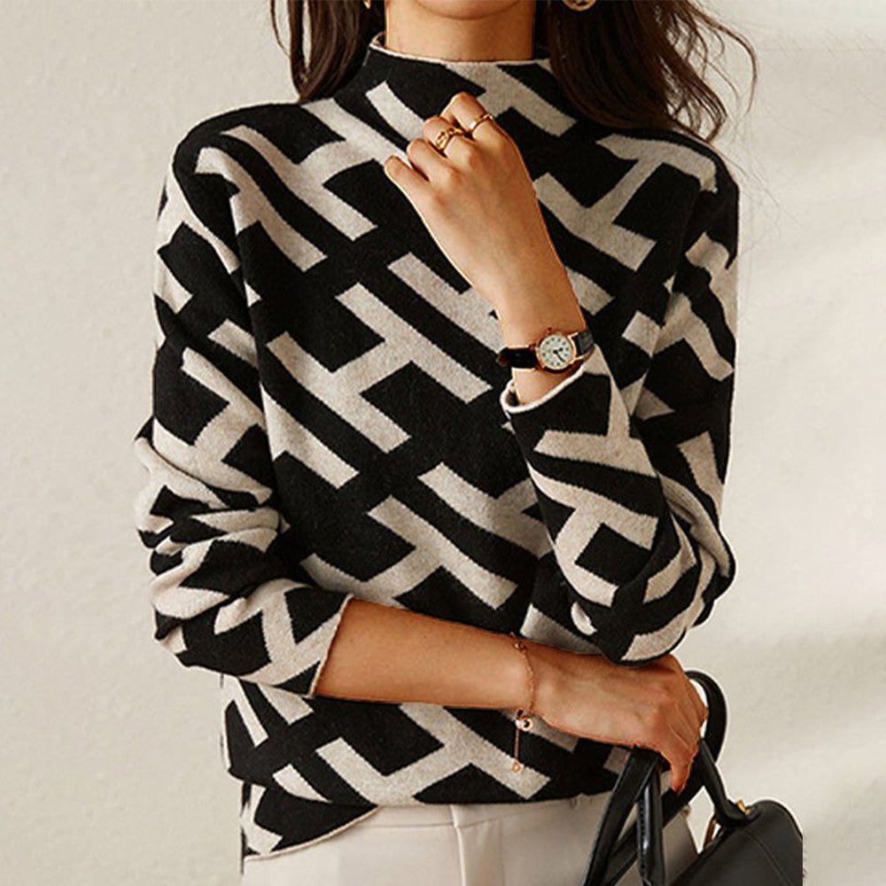 Womens Sweater Knit Crewneck Casual Fit