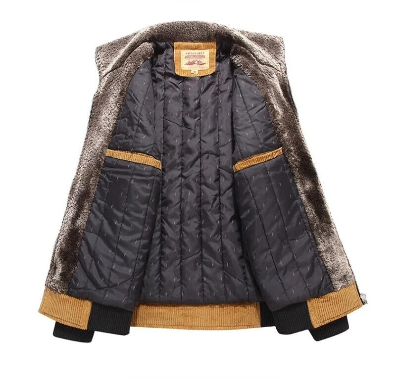 Mens Wool Blend Winter Coat Classic Fit