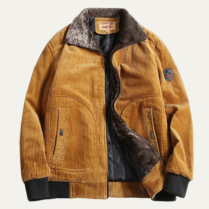 Mens Motorcycle Jacket Denim Look Slim Fit - BritishMode