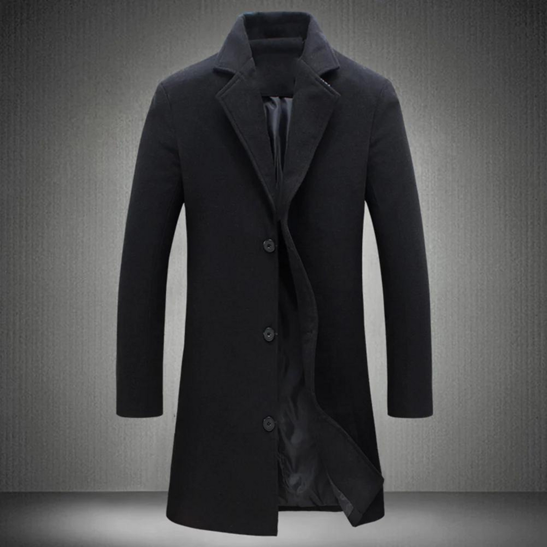 Mens Wool Coat Stylish Fit - BritishMode