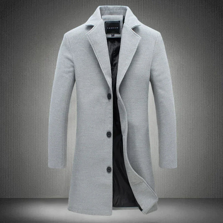Mens Wool Coat Stylish Fit