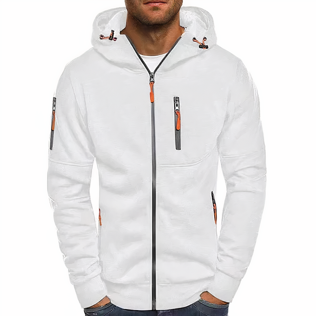 Mens Zip-Up Hoodie Casual Fit - BritishMode