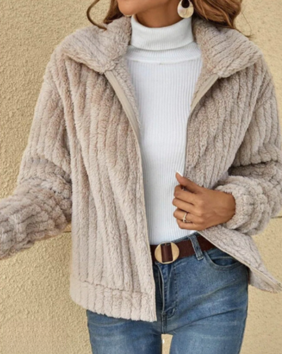 Womens Cardigan Plush Warm Soft Fit - BritishMode