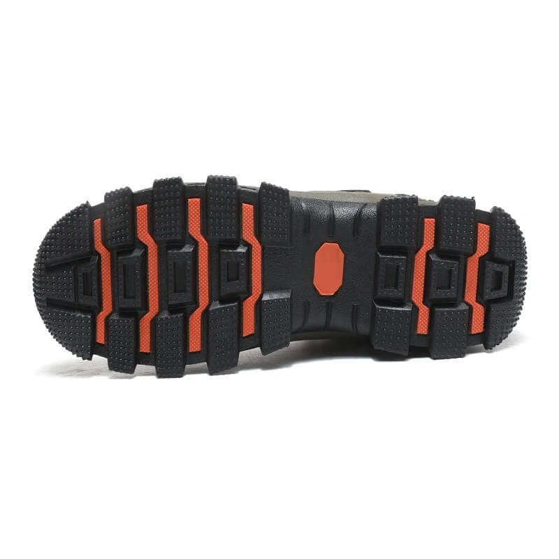 Mens Waterproof Leather Hiking Shoes Durable Fit