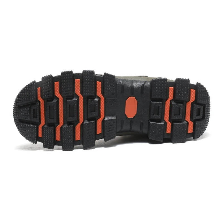 Mens Waterproof Leather Hiking Shoes Durable Fit