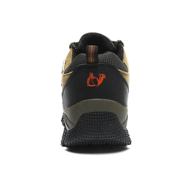 Mens Waterproof Leather Hiking Shoes Durable Fit