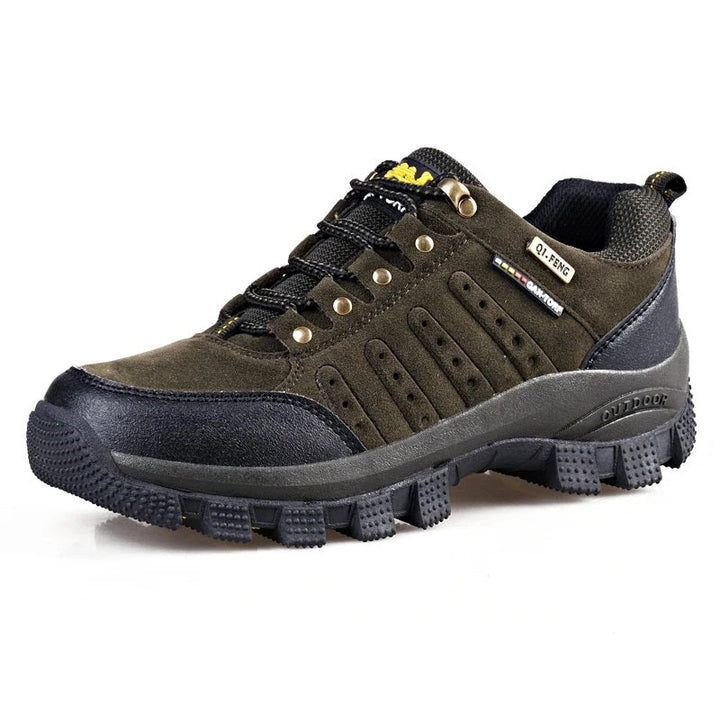 Unisex Waterproof Leather Hiking Walking Shoes - BritishMode