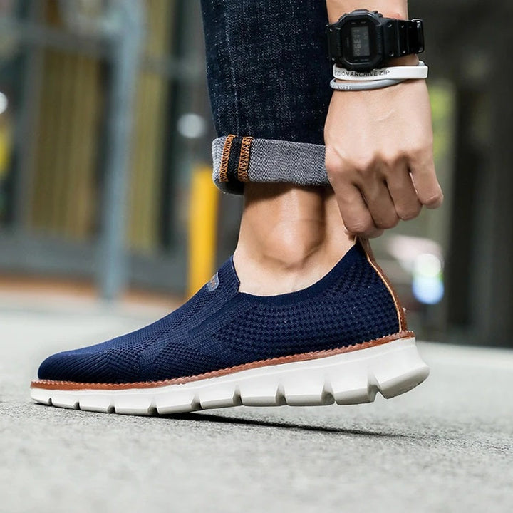 Unisex Knit Slip-On Shoes Stretch Fit Breathable