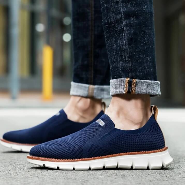 Unisex Knit Slip-On Shoes Stretch Fit Breathable