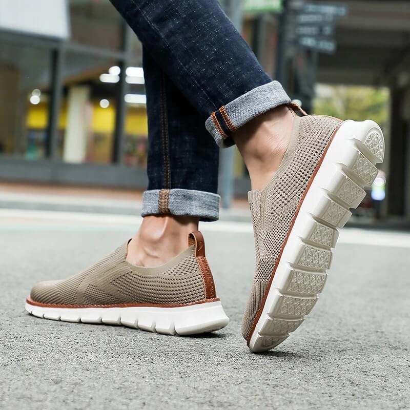 Unisex Knit Slip-On Shoes Stretch Fit Breathable