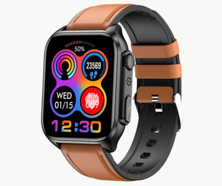 Unisex Fitness Smartwatch with Glucose Monitoring for Diabetes