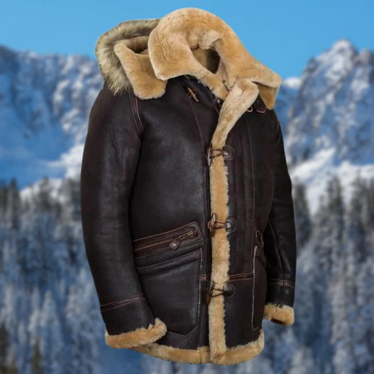 Mens Leather Jacket Classic Fit - BritishMode