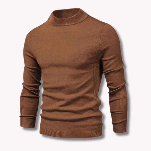 Mens Slim Fit Wool Blend Sweater Crewneck