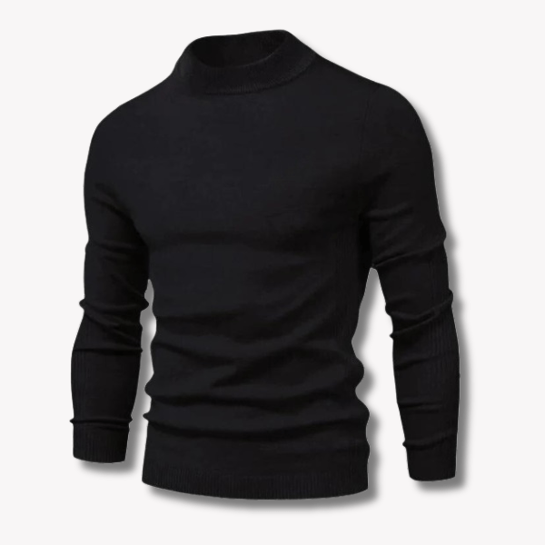 Mens Slim Fit Wool Blend Sweater Crewneck