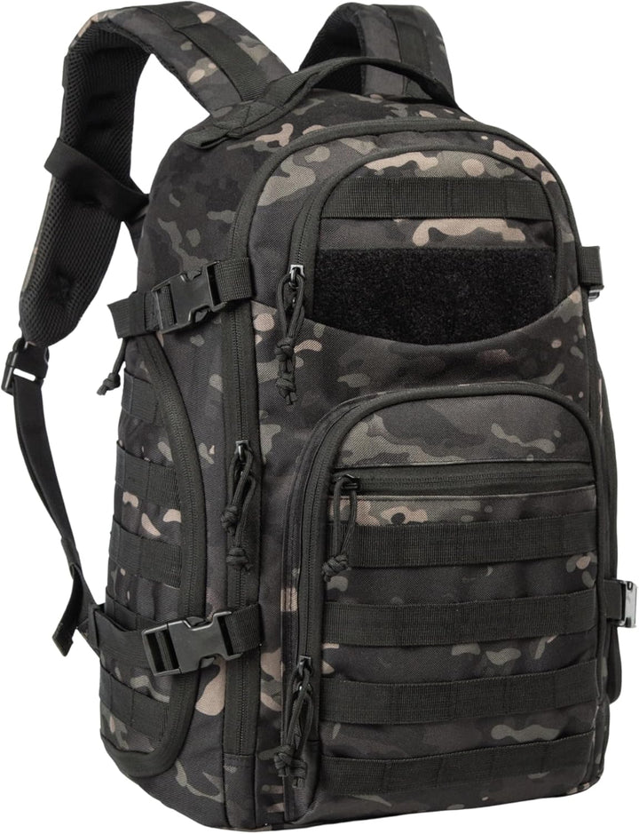 Unisex Tactical Backpack with Molle System and Laptop Compartment 35L - BritishMode