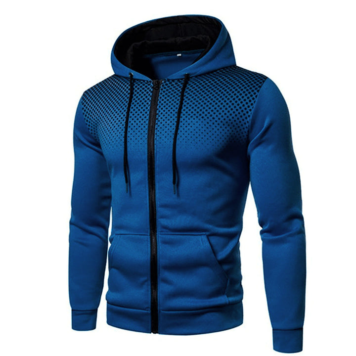 Mens Athletic Zip Hoodie Lightweight Breathable Fit
