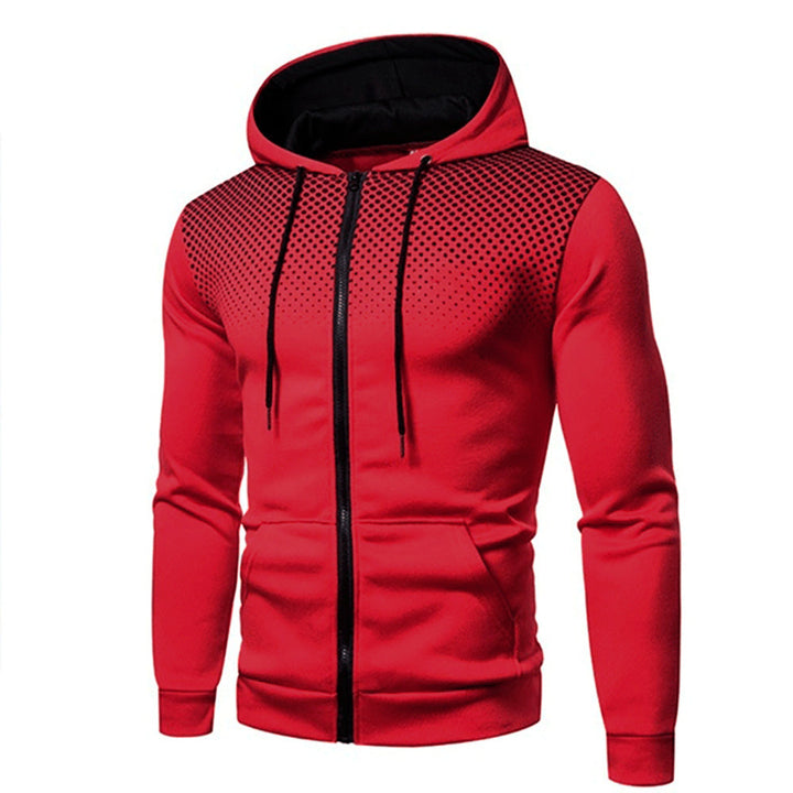 Mens Athletic Zip Hoodie Lightweight Breathable Fit - BritishMode