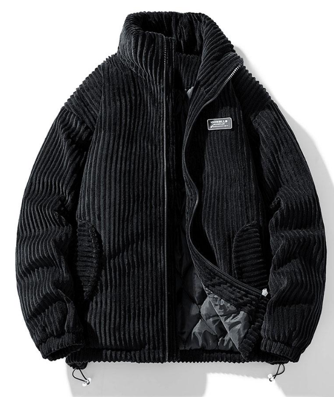 Mens Corduroy Jacket Relaxed Fit - BritishMode